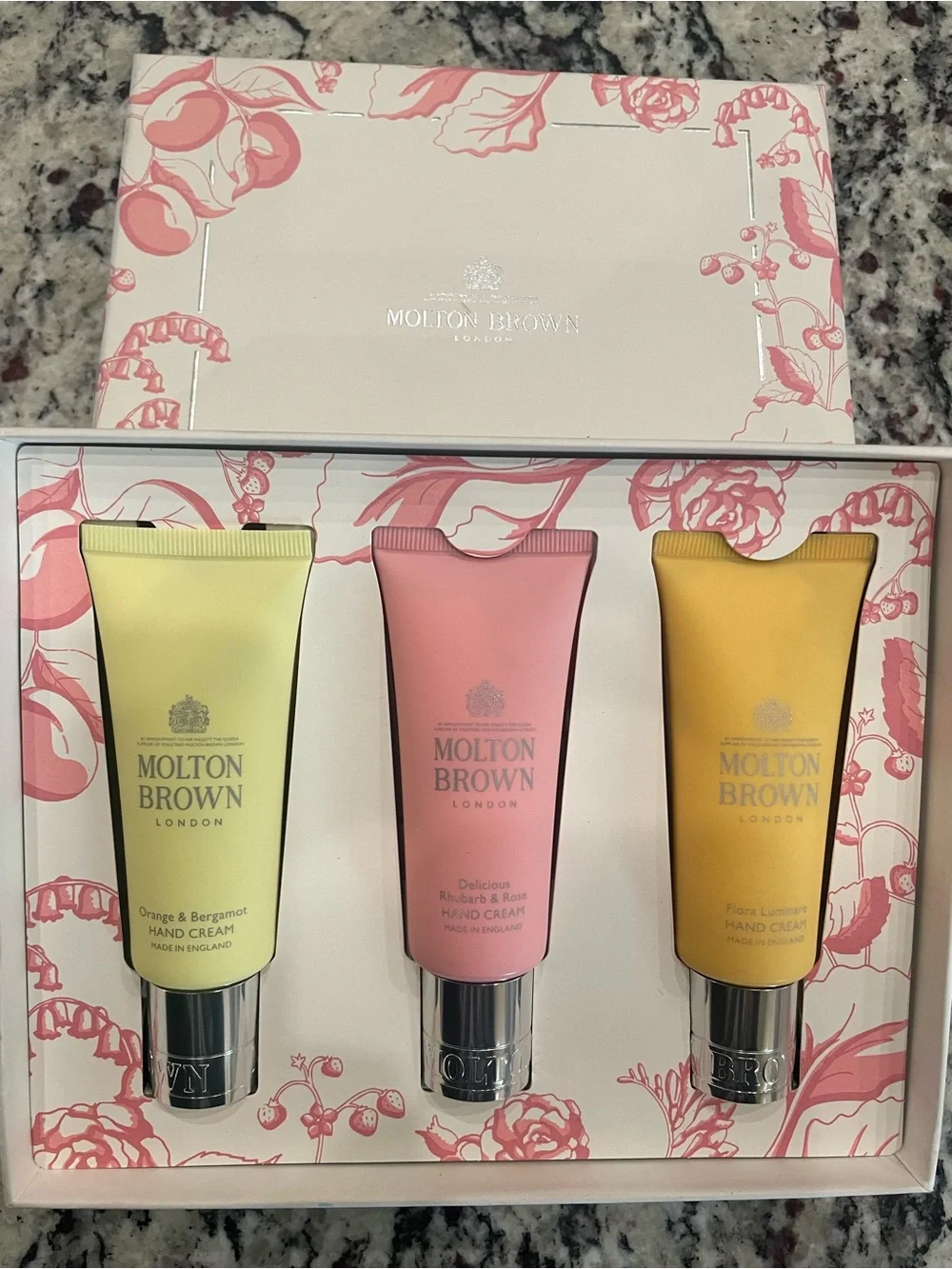 Molton Brown Pink & Yellow Hand Cream Set